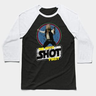 The Hippo Shot First (Hippo Solo) Baseball T-Shirt